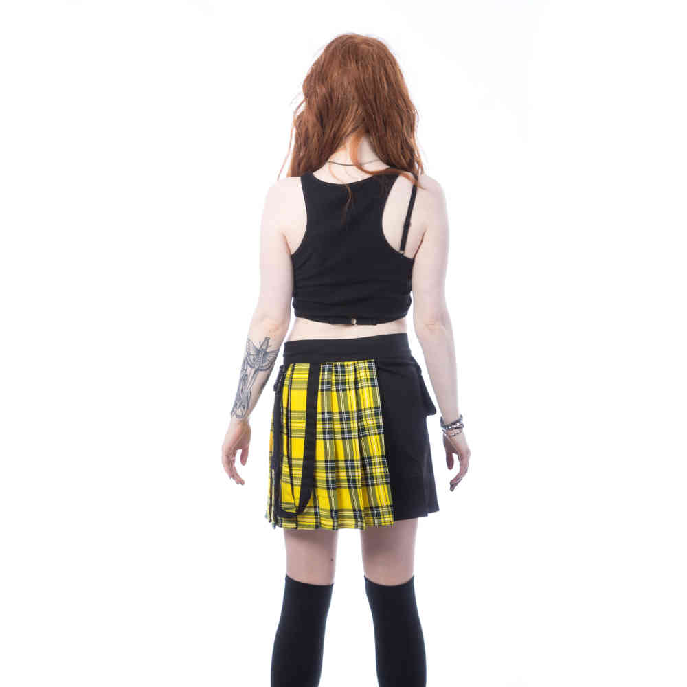 Chemical Black - INFINITY Skirt - Black/Yellow